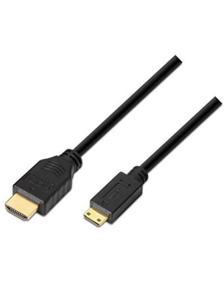Cable HDMI Nanocable 10.15.0902/ HDMI Macho - Mini HDMI Macho/ 1.8m/ Negro - Imagen 4