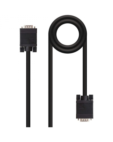 Cable SVGA Nanocable 10.15.1303/ VGA Macho - VGA Macho/ 3m/ Negro - Imagen 2