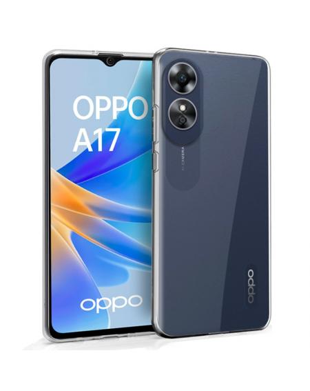 Funda COOL Silicona para Oppo A17 (Transparente)