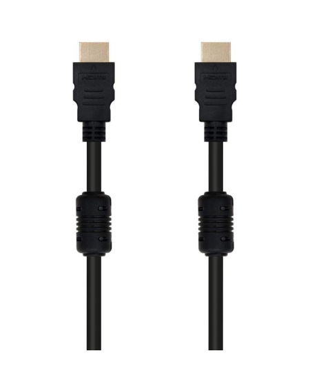 Cable HDMI 1.4 Nanocable 10.15.1810/ HDMI Macho - HDMI Macho/ 10m/ Negro - Imagen 1