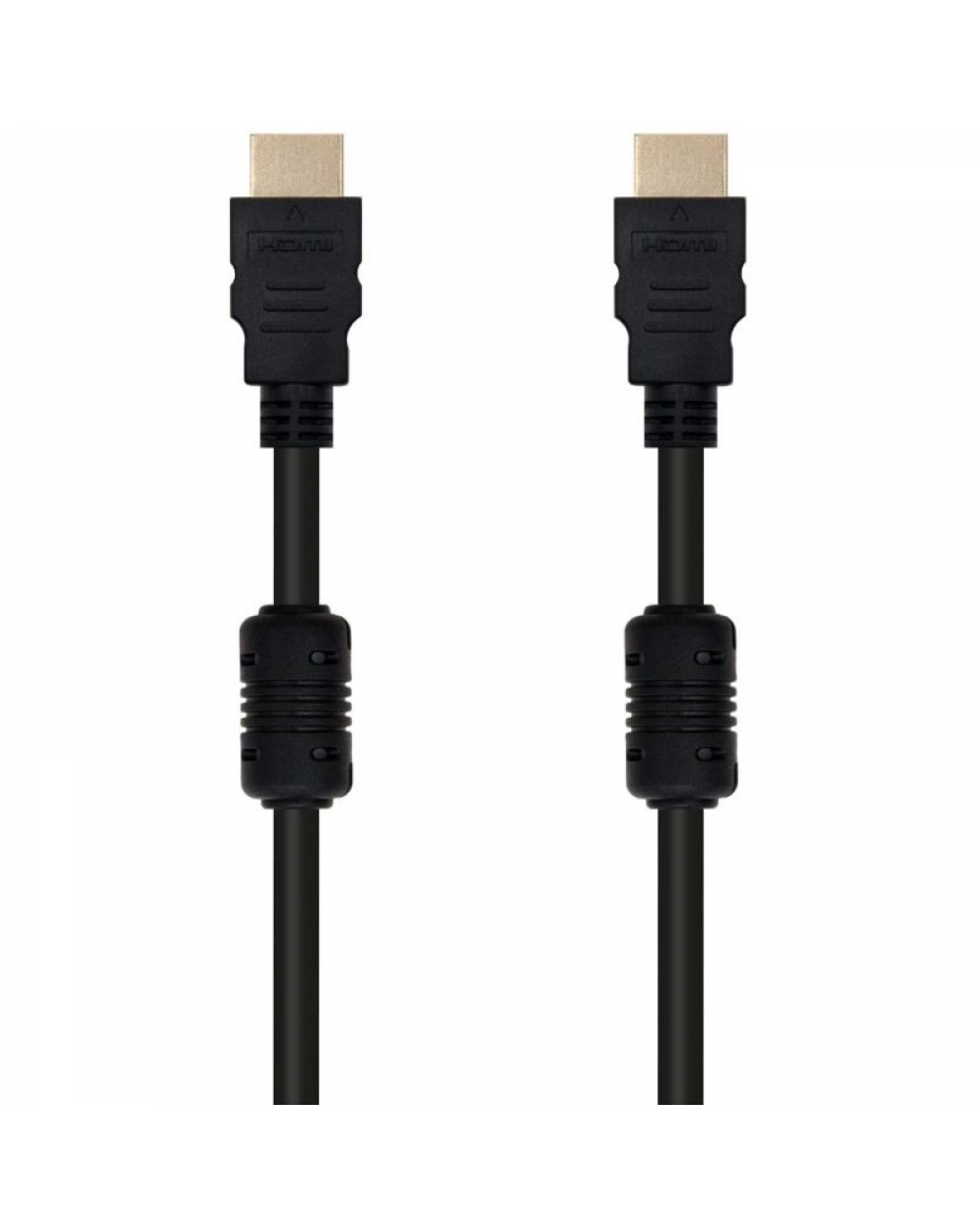 Cable HDMI 1.4 Nanocable 10.15.1810/ HDMI Macho - HDMI Macho/ 10m/ Negro - Imagen 1