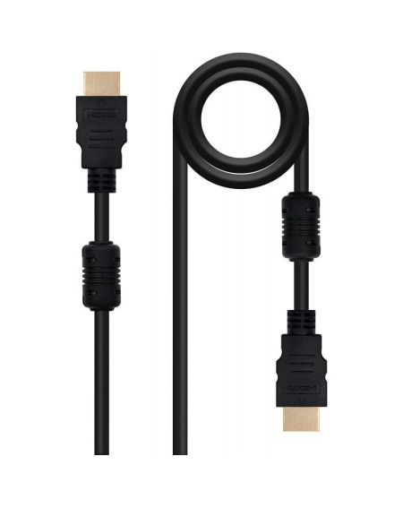 Cable HDMI 1.4 Nanocable 10.15.1810/ HDMI Macho - HDMI Macho/ 10m/ Negro - Imagen 3