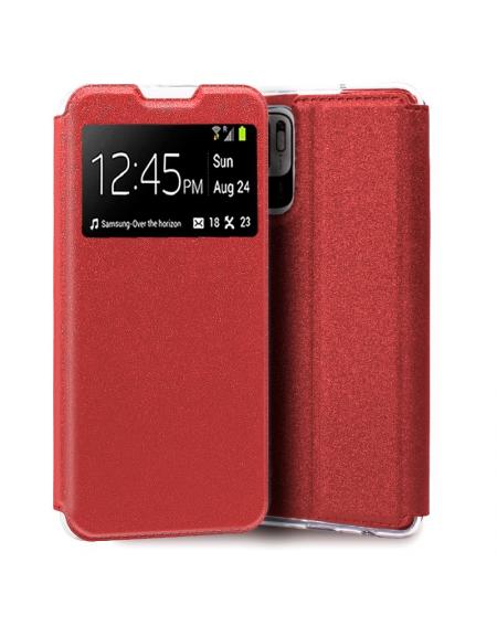 Funda COOL Flip Cover para Xiaomi Redmi 10 5G Liso Rojo