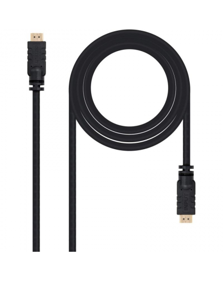 Cable HDMI 1.4 Nanocable 10.15.1815/ HDMI Macho - HDMI Macho/ 15m/ Negro - Imagen 2