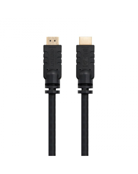 Cable HDMI 1.4 Nanocable 10.15.1825/ HDMI Macho - HDMI Macho/ 25m/ Negro - Imagen 1