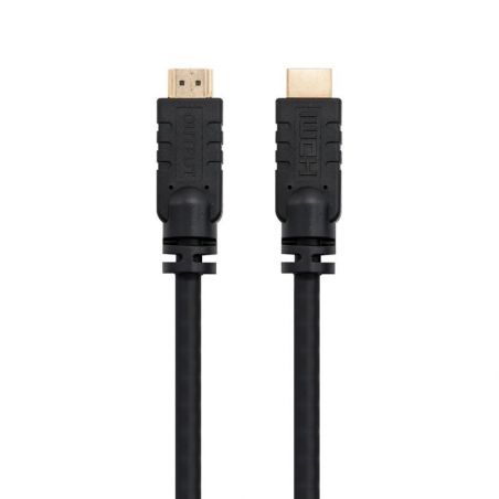 Cable HDMI 1.4 Nanocable 10.15.1825/ HDMI Macho - HDMI Macho/ 25m/ Negro - Imagen 1