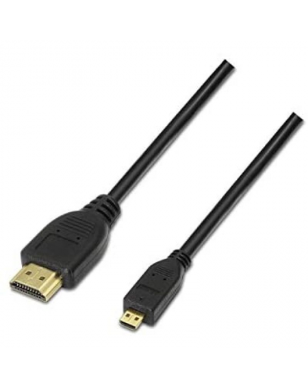 Cable Micro HDMI Nanocable 10.15.3501/ HDMI Macho - Micro HDMI Macho/ 0.8m/ Negro - Imagen 4