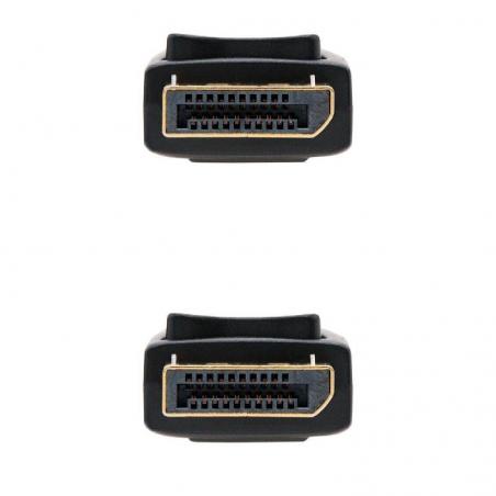 Cable Displayport 1.2 4K Nanocable 10.15.2300/ Displayport Macho - Displayport Macho/ 0.5m/ Negro - Imagen 3