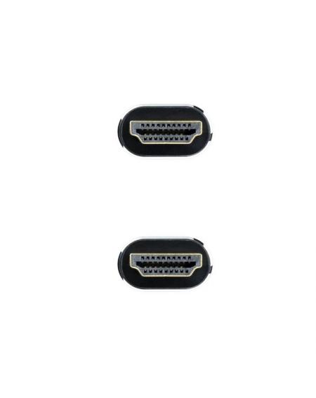 Cable HDMI 2.1 8K Nanocable 10.15.8001/ HDMI Macho - HDMI Macho/ 1m/ Negro - Imagen 3