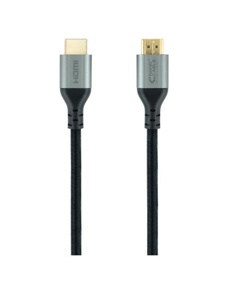 Cable HDMI 2.1 8K Nanocable 10.15.8103/ HDMI Macho - HDMI Macho/ 3m/ Certificado/ Negro - Imagen 2