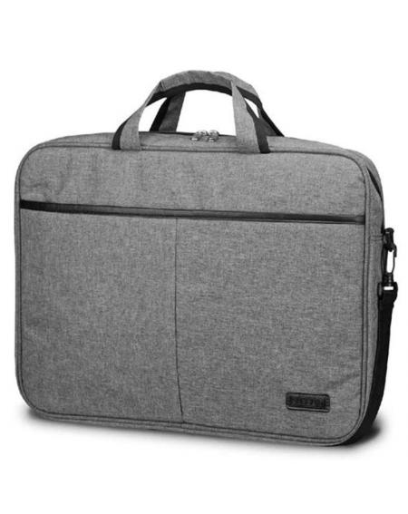 Maletín Subblim Elite Laptop Bag para Portátiles hasta 15.6'/ Cinta para Trolley/ Gris