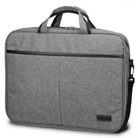 Maletín Subblim Elite Laptop Bag para Portátiles hasta 15.6'/ Cinta para Trolley/ Gris