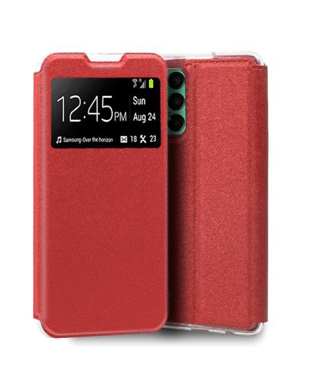 Funda COOL Flip Cover para Samsung M135 Galaxy M13 / A23 5G Liso Rojo