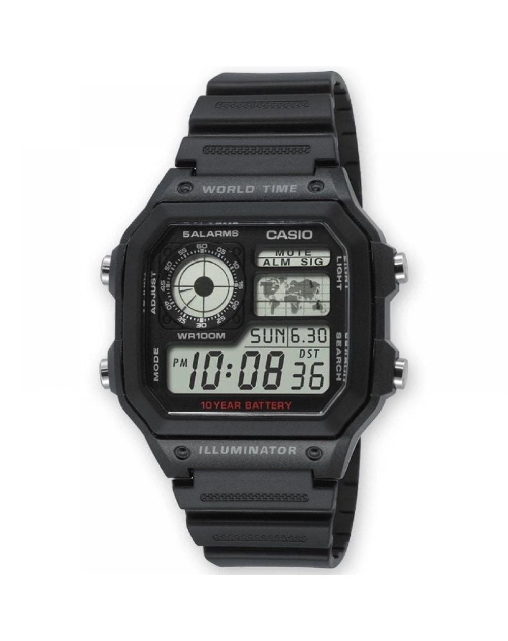 Reloj Digital Casio Collection Men AE-1200WH-1AVEF/ 45mm/ Negro
