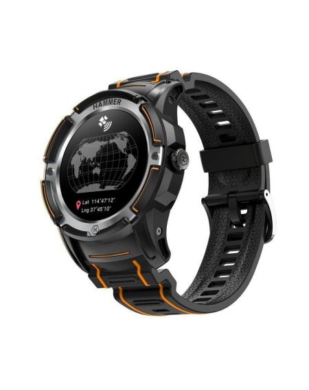 Smartwatch Hammer Watch Plus/ Notificaciones/ Frecuencia Cardíaca/ GPS/ Negro