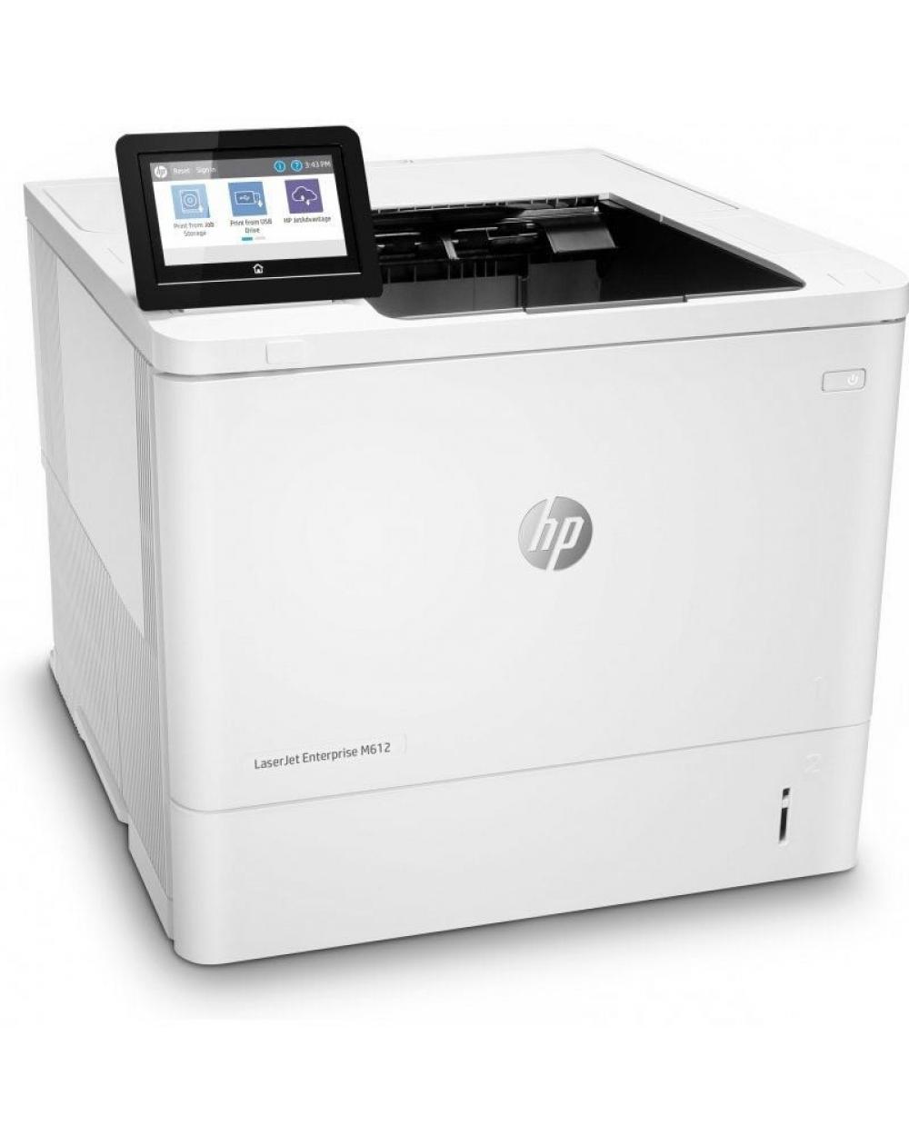 Impresora Láser Monocromo Hp Laserjet Enterprise M612dn Dúplex Blanca