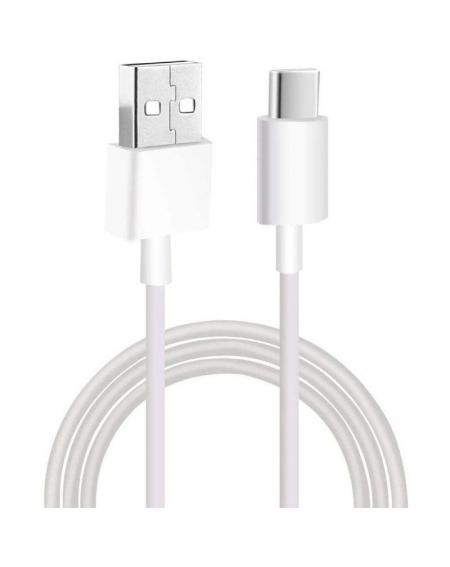 Cable USB 2.0 Tipo C Xiaomi Mi USB-C/ USB Tipo-C Macho - USB Macho/ 1m/ Blanco - Imagen 1