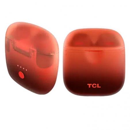 Auriculares Bluetooth TCL SOCL500TWS con estuche de carga/ Autonomía 6.5h/ Naranjas