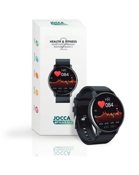 Smartwatch Jocca Pharma Premium Rounded 2/ Notificaciones/ Frecuencia Cardíaca/ Negro