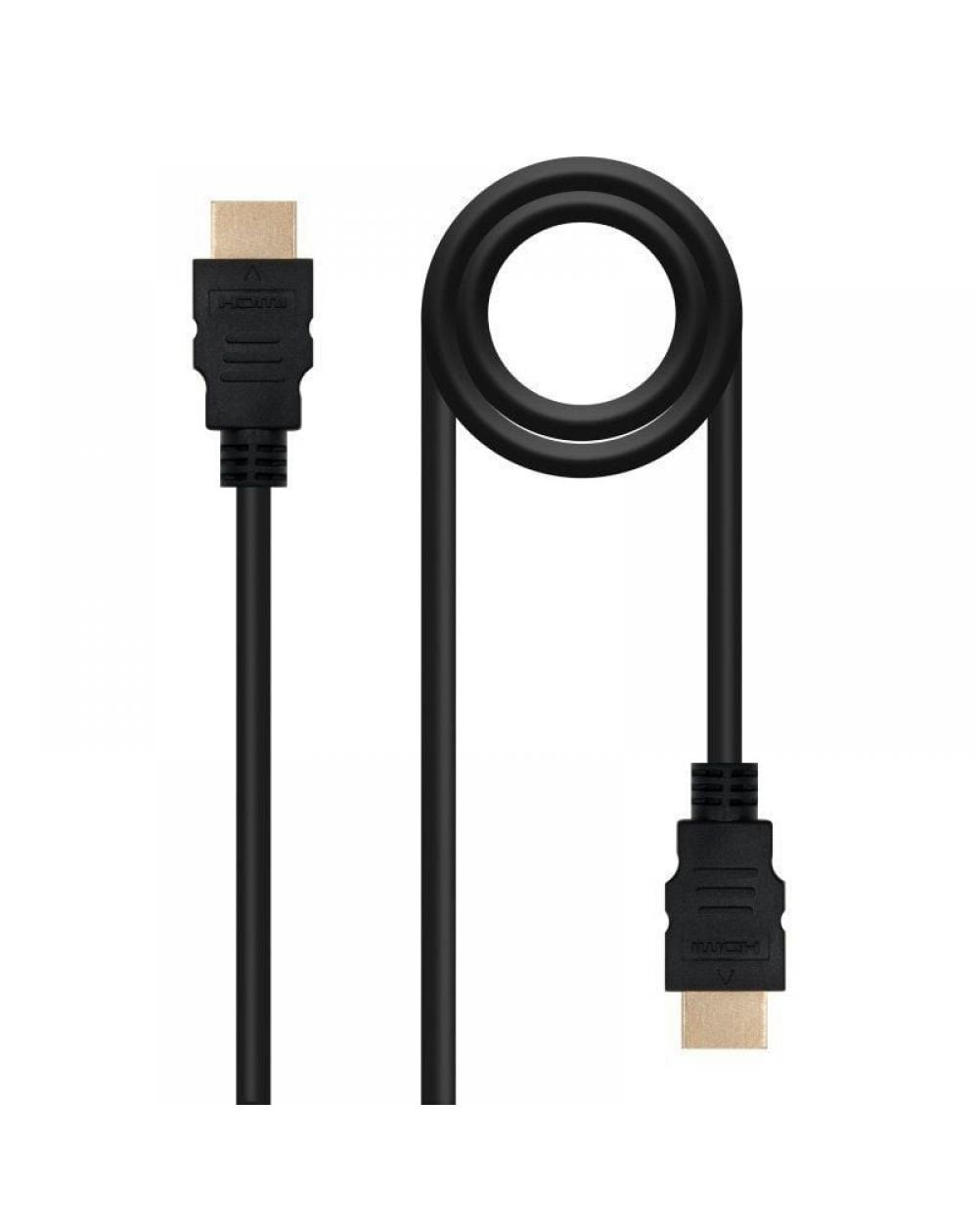 Cable HDMI 1.4 Nanocable 10.15.1701/ HDMI Macho - HDMI Macho/ 1.5m/ Negro