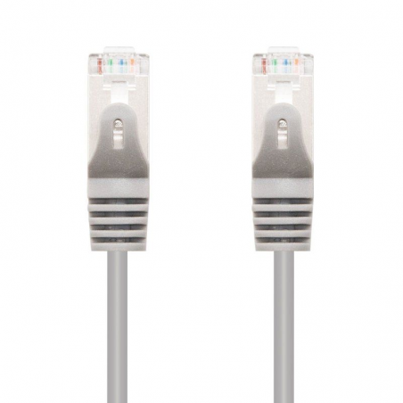 Cable de Red RJ45 FTP Nanocable 10.20.0810 Cat.6/ 10m/ Gris