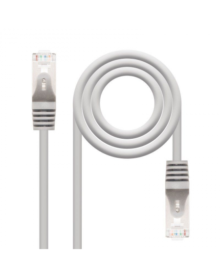 Cable de Red RJ45 FTP Nanocable 10.20.0810 Cat.6/ 10m/ Gris