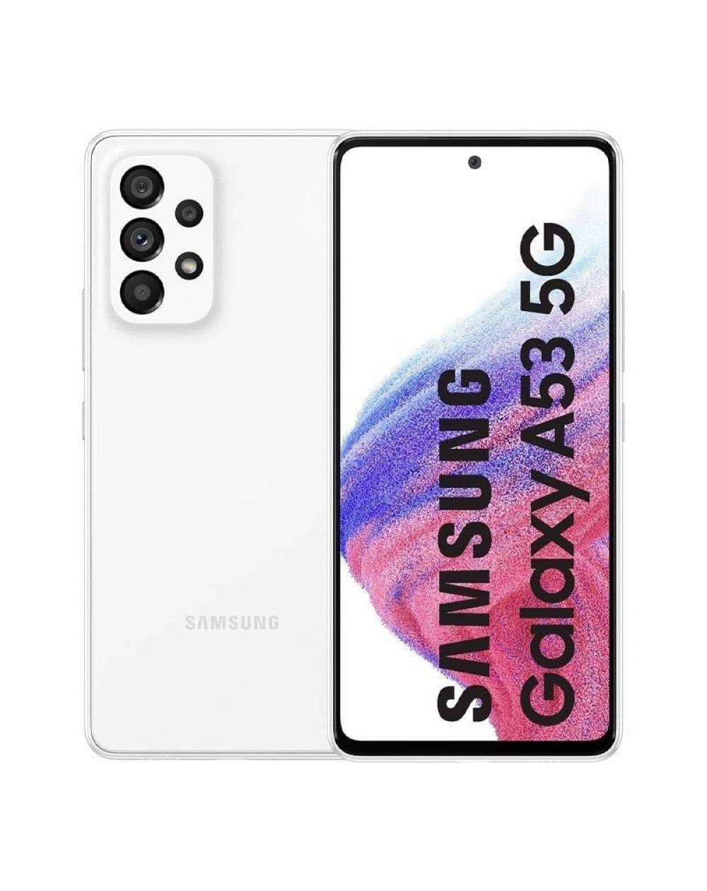 Smartphone Samsung Galaxy A53 8GB/ 256GB/ 6.5'/ 5G/ Blanco V2