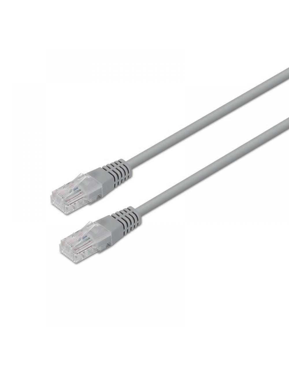 Cable de Red RJ45 UTP Aisens A133-0183 Cat.5e/ 10m/ Gris - Imagen 1