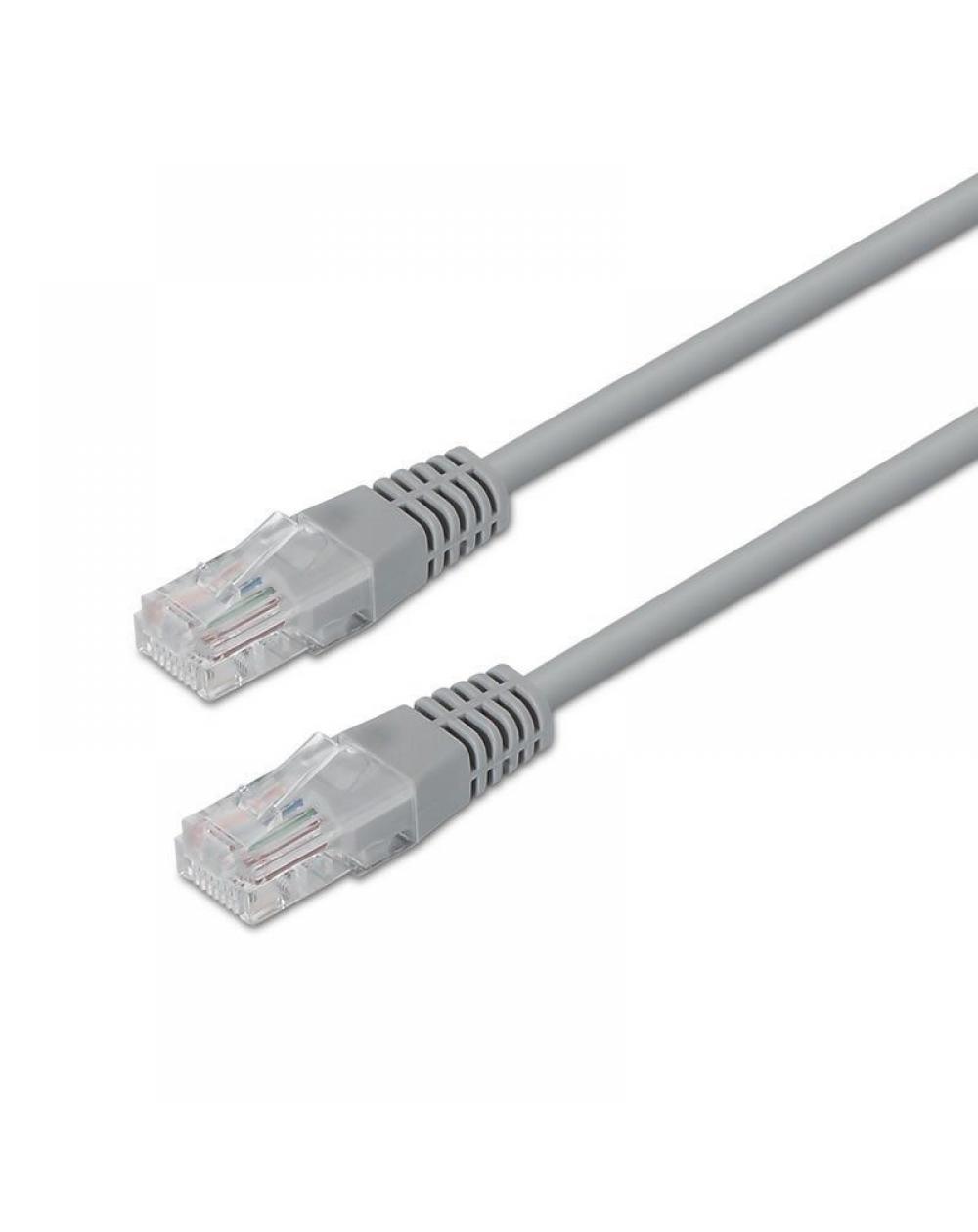 Cable de Red RJ45 UTP Aisens A133-0184 Cat.5e/ 15m/ Gris - Imagen 1