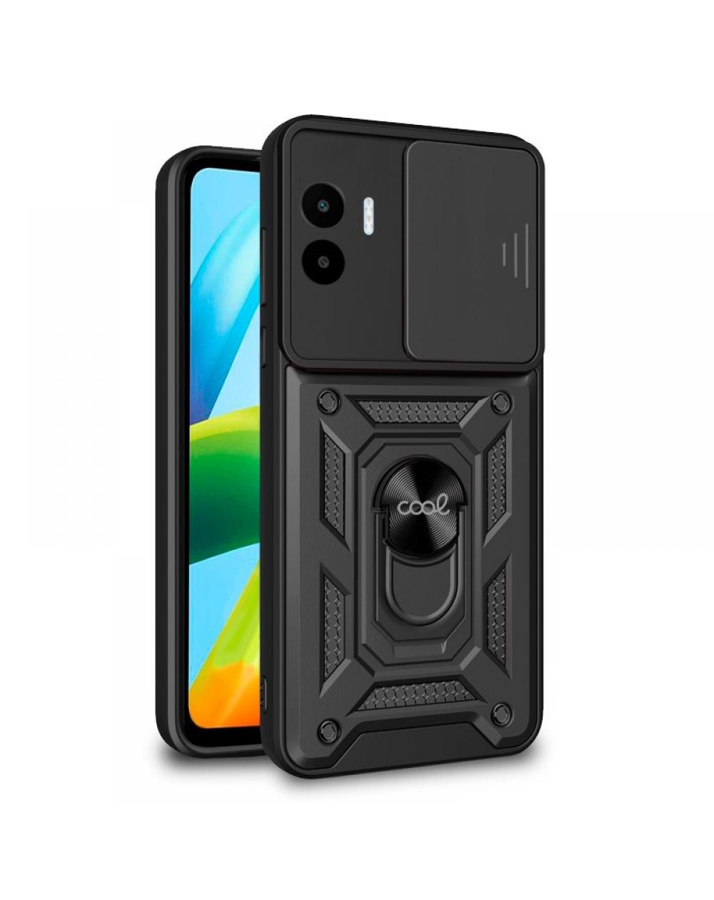 Carcasa COOL para Xiaomi Redmi A1 Hard Ring Negro