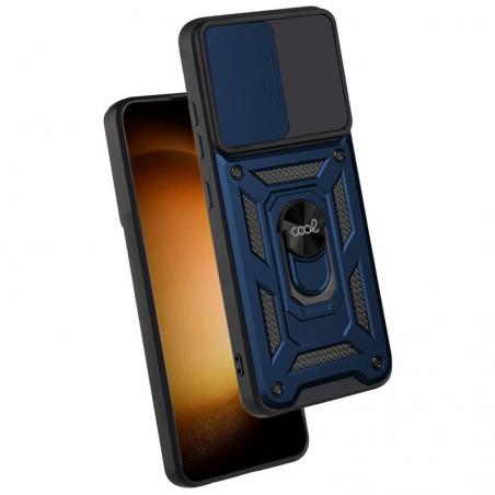 Carcasa COOL para Samsung S911 Galaxy S23 Hard Ring Marino