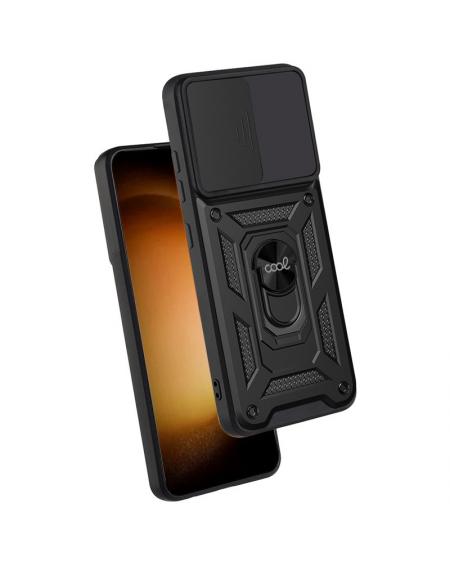 Carcasa COOL para Samsung S911 Galaxy S23 Hard Ring Negro