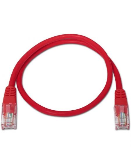 Cable de Red RJ45 UTP Aisens A133-0188 Cat.5e/ 1m/ Rojo - Imagen 2