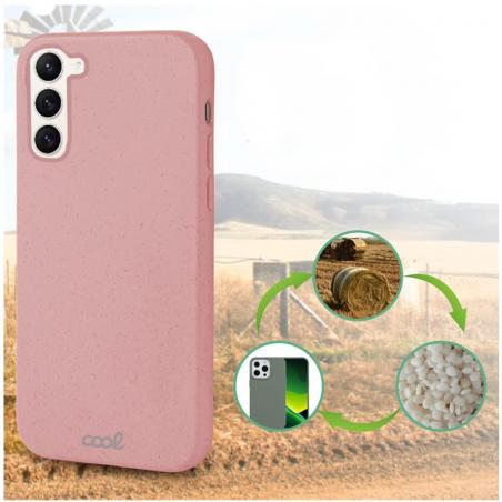 Carcasa COOL para Samsung S916 Galaxy S23 Plus Eco Biodegradable Rosa