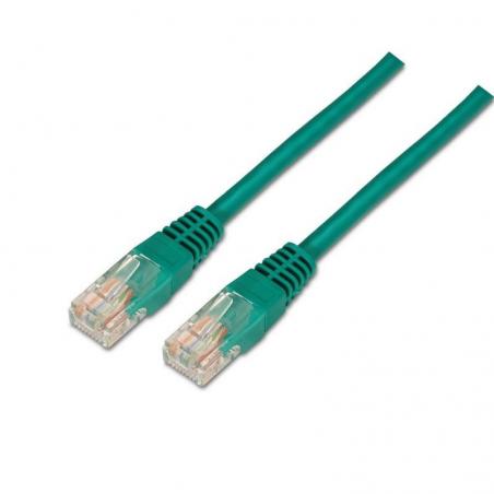 Cable de Red RJ45 UTP Aisens A133-0193 Cat.5e/ 50cm/ Verde - Imagen 1