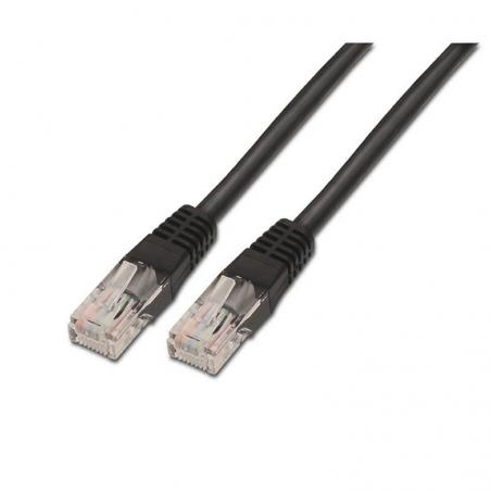 Cable de Red RJ45 UTP Aisens A133-0203 Cat.5e/ 1m/ Negro - Imagen 1