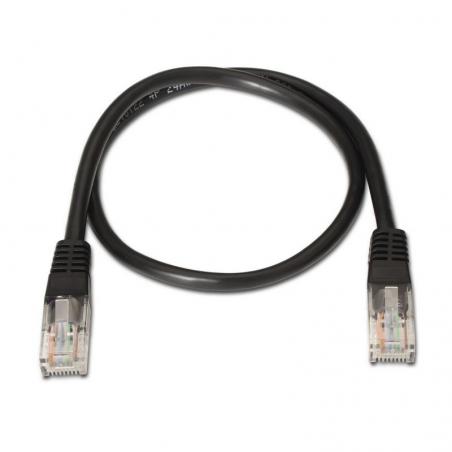 Cable de Red RJ45 UTP Aisens A133-0203 Cat.5e/ 1m/ Negro - Imagen 2