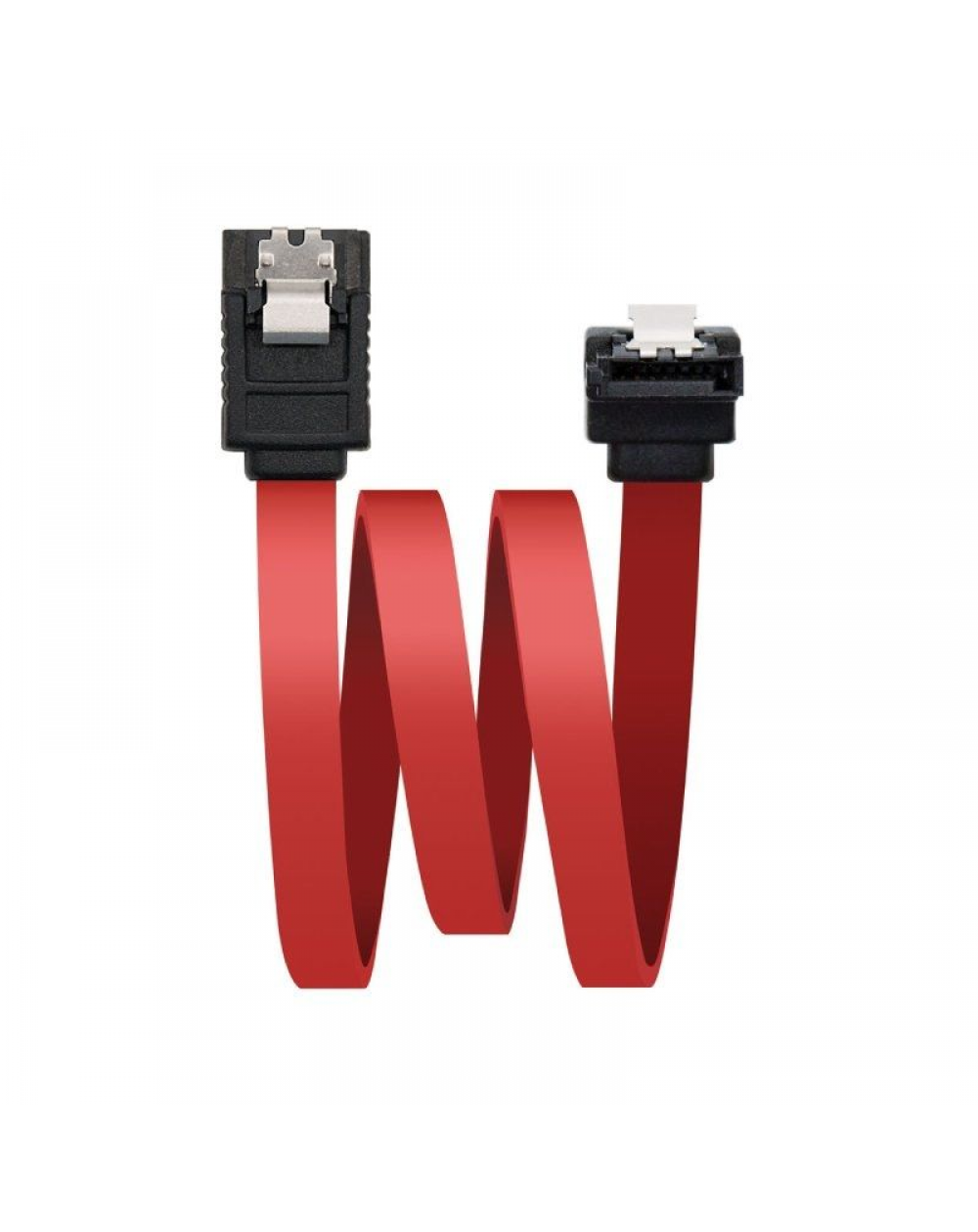 Cable SATA Nanocable 10.18.0301/ SATA Hembra - SATA Hembra/ 0.5m/ Rojo