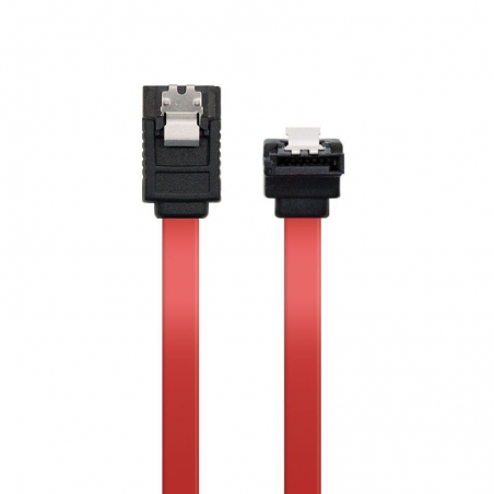Cable SATA Nanocable 10.18.0301/ SATA Hembra - SATA Hembra/ 0.5m/ Rojo