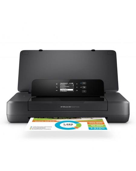 Impresora Portátil HP Officejet 200 WiFi/ Negra