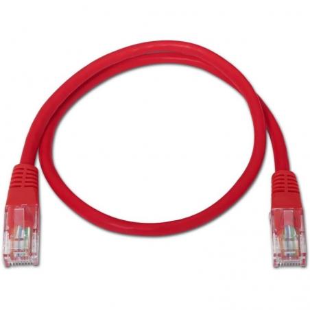 Cable de Red RJ45 UTP Aisens A135-0238 Cat.6/ 1m/ Rojo - Imagen 2