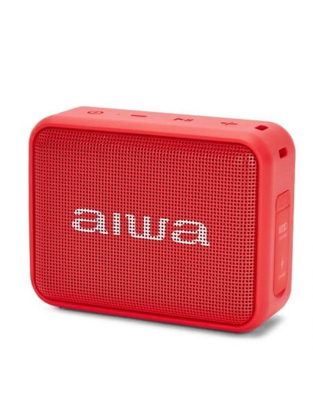 Altavoz con Bluetooth Aiwa BS-200RD/ 6W/ 1.0/ Rojo