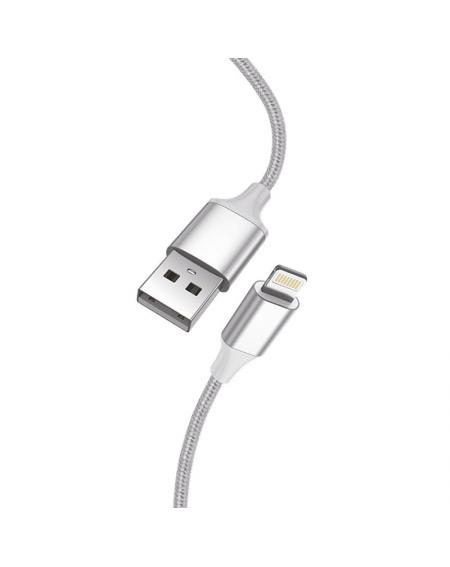 Cable USB COOL Nylon Universal Lightning para iPhone / iPad (1.2 metros)