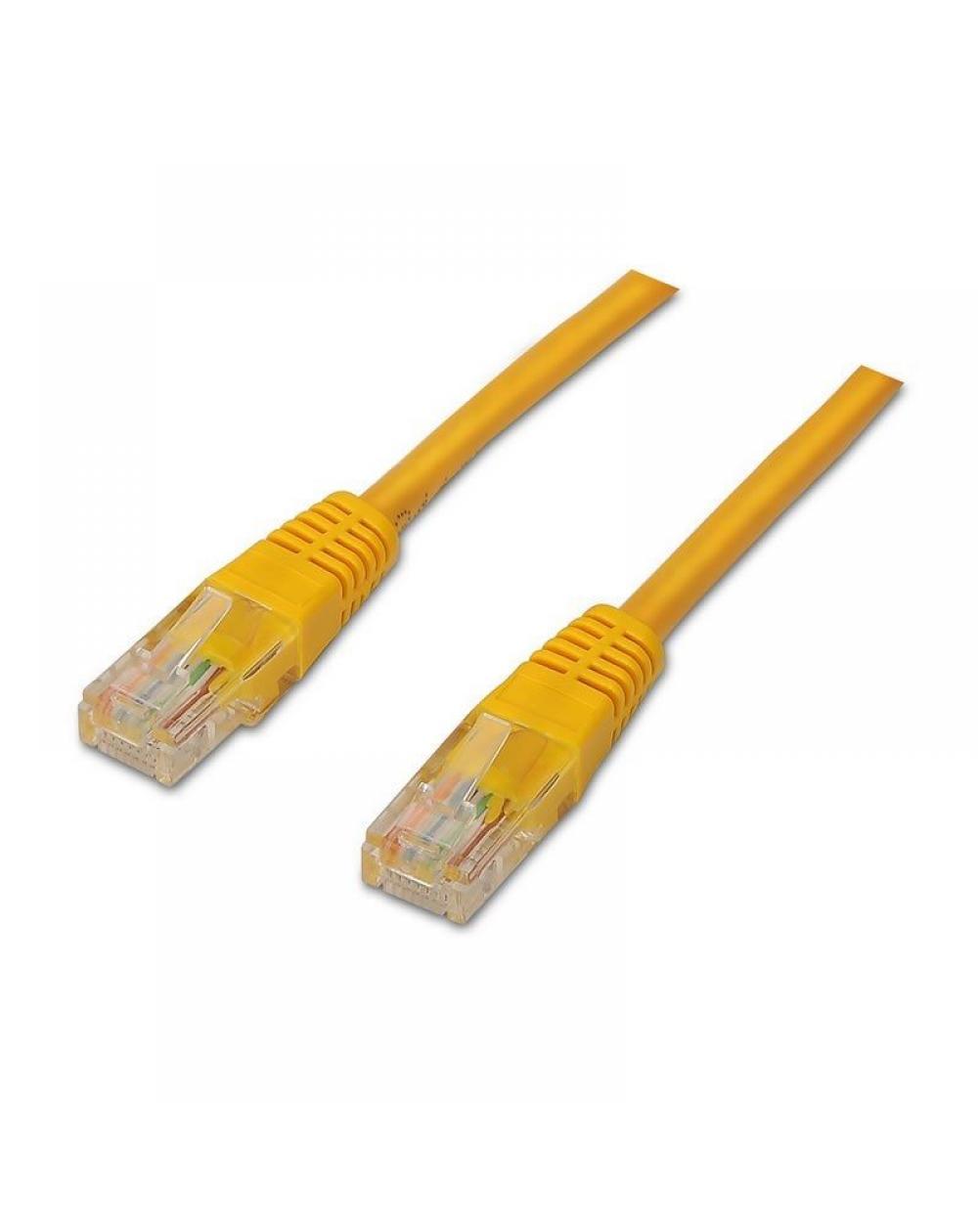 Cable de Red RJ45 UTP Aisens A135-0253 Cat.6/ 50cm/ Amarillo - Imagen 1