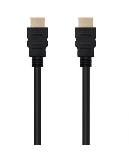 Cable HDMI 2.0 4K Nanocable 10.15.3800/ HDMI Macho - HDMI Macho/ 50cm/ Negro