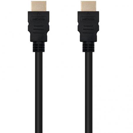 Cable HDMI 2.0 4K Nanocable 10.15.3807/ HDMI Macho - HDMI Macho/ 7m/ Negro