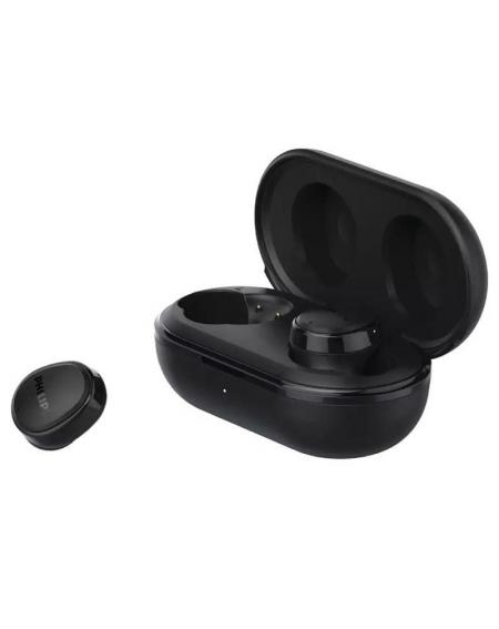 Auriculares Bluetooth Philips TAT4556BK con estuche de carga/ Autonomía 9h/ Negros