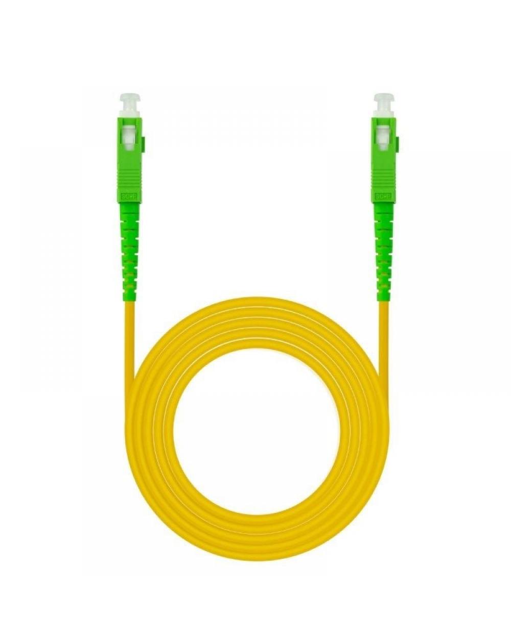 Cable de Fibra Óptica G657A2 Nanocable 10.20.0050/ LSZH/ 50m/ Amarillo