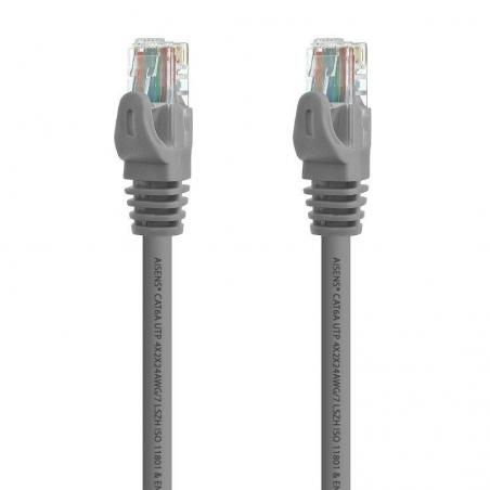 Cable de Red RJ45 UTP Aisens A145.0327 Cat.6A/ 2m/ Gris - Imagen 1