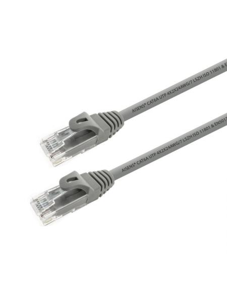 Cable de Red RJ45 UTP Aisens A145.0327 Cat.6A/ 2m/ Gris - Imagen 2